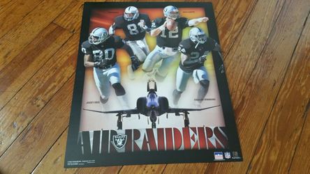 OAKLAND RAIDERS STARLINE POSTER