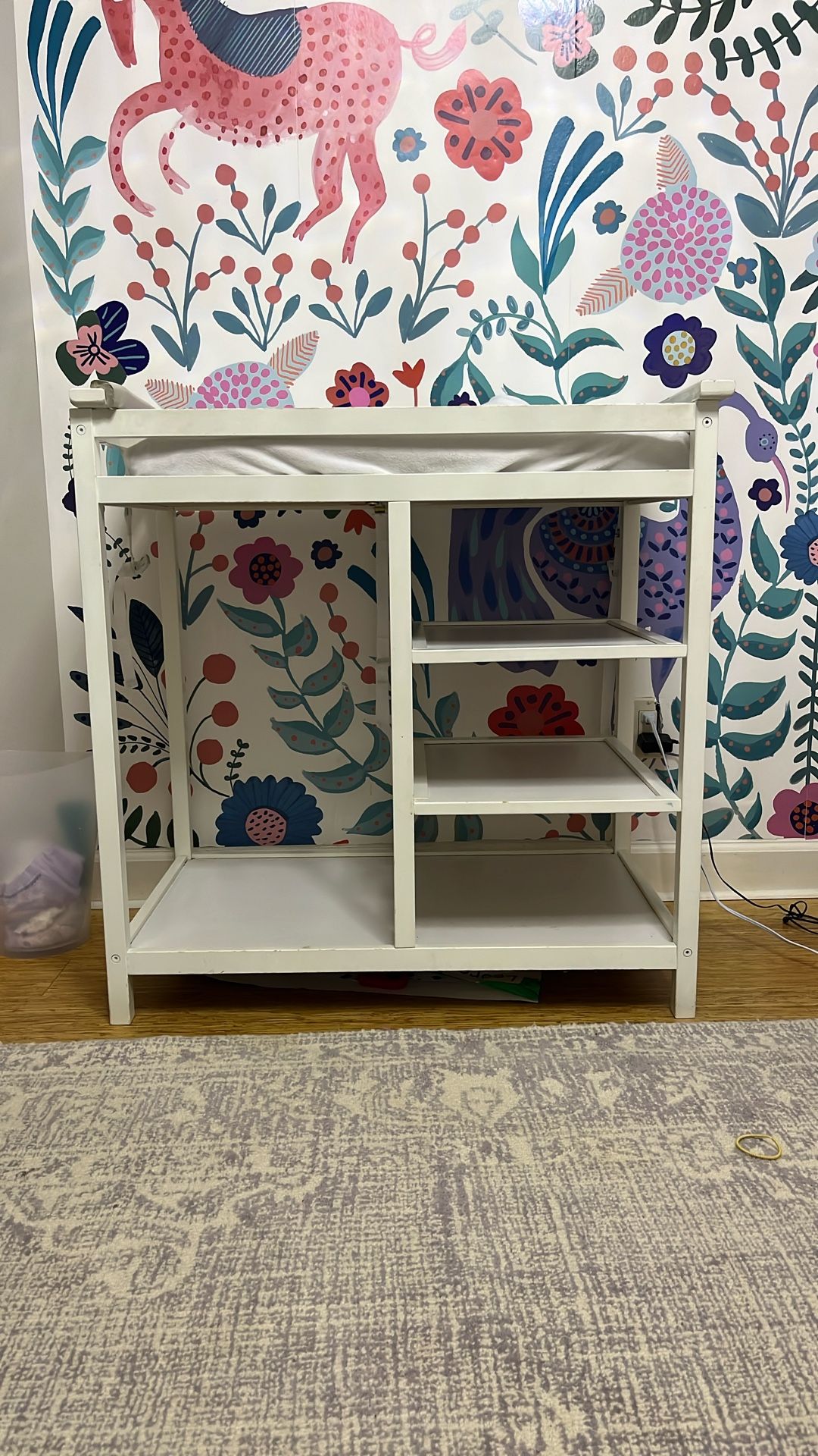 Baby Change Table With Curved Pad And 3 Free Change Table Sheets