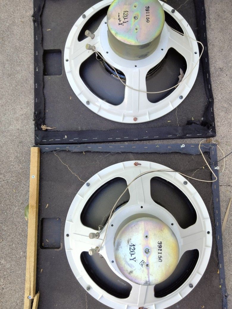 Vintage Altec Lansing 420-Y.....15" Pair--MINT!
