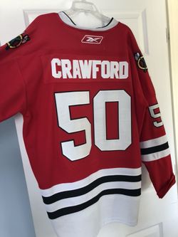 Blackhawks Crawford Jersey