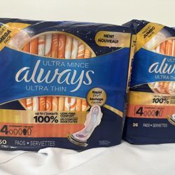 86 Always pads size 4 $15 for all 