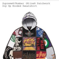 Supreme FW25’ week 16 Supreme®/Number (N) ine® Patchwork Zip Up Hooded Sweatshirt FOOTBALL ZIP UP HOODED SWEATSHIRT, Holiday Break Pajama Set, 