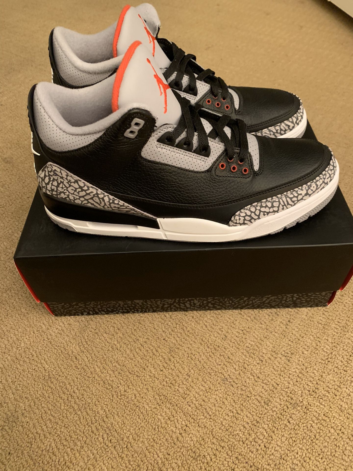 Jordan 3 Retro black cement DS