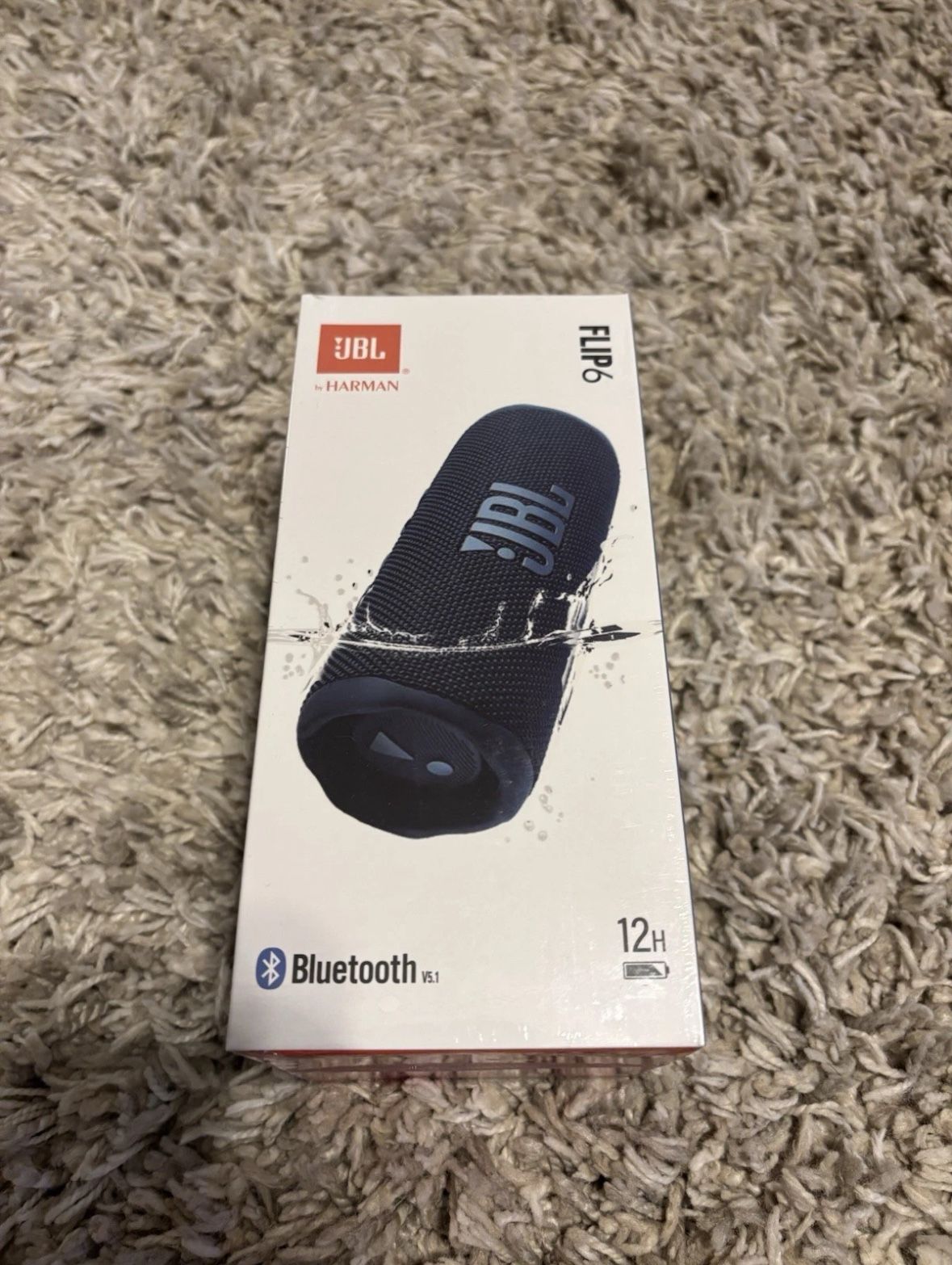NEW - JBL Flip 6 - Portable Waterproof Speaker - Blue