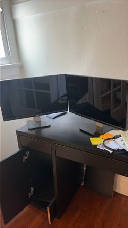 Two dell monitors