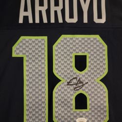 Seahawks Elijah Arroyo Authentic Signed Nike Jersey