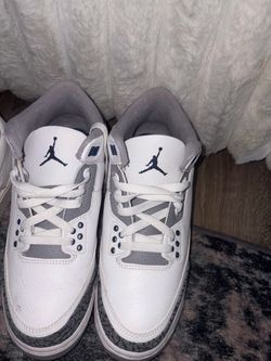 Air Jordan 3 White/Navy Size 7Y / Women’s 8.5