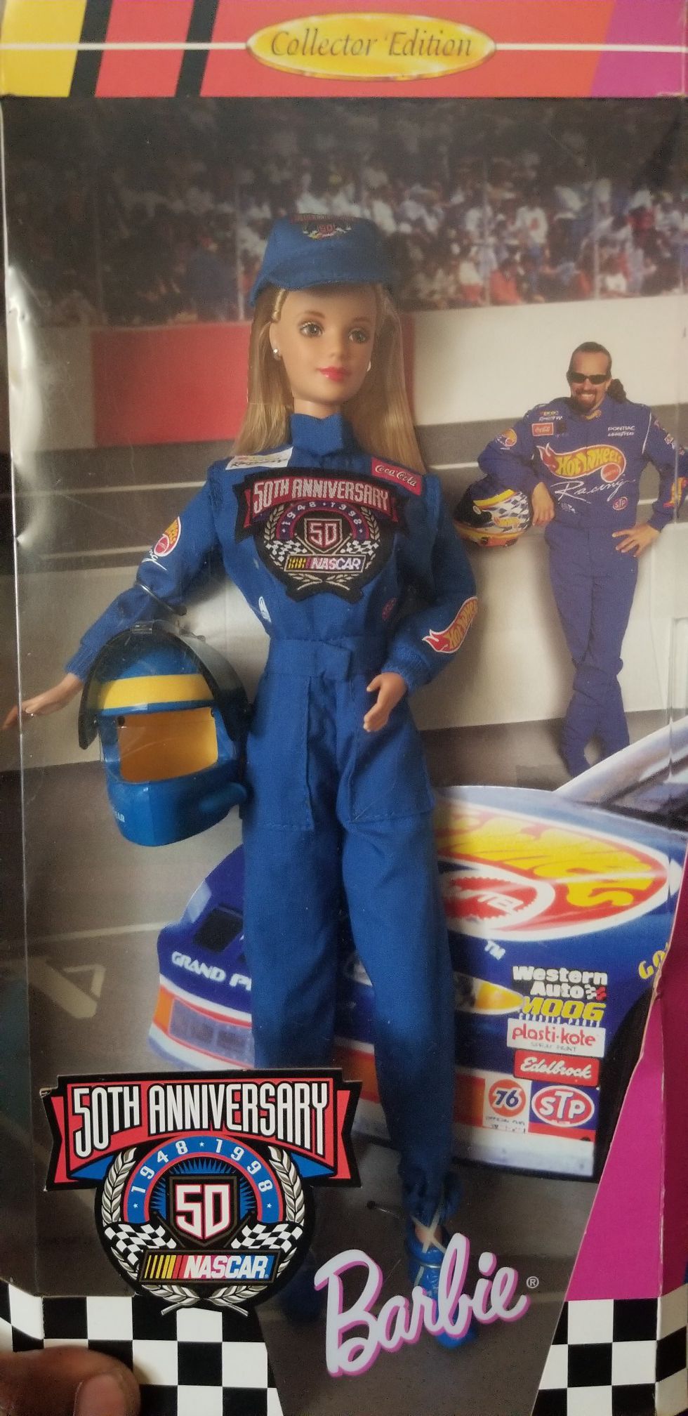 Barbie nascar edition