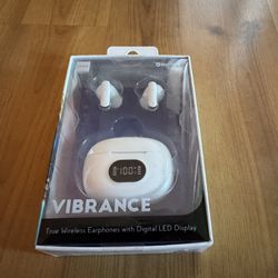 Brand new Muze Vibrance Wireless earbuds with LED display