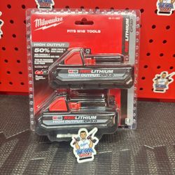 Milwaukee M18 18V Lithium-Ion HIGH OUTPUT CP 3.0Ah Battery Pack (2-Pack)
