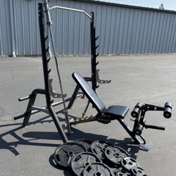 Gym Weights Bar Bench 
