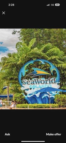 Seaworld and Aquatica Day Pass $40
