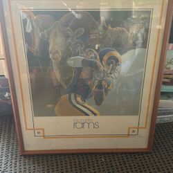 1979 Damac Inc Rams Poster