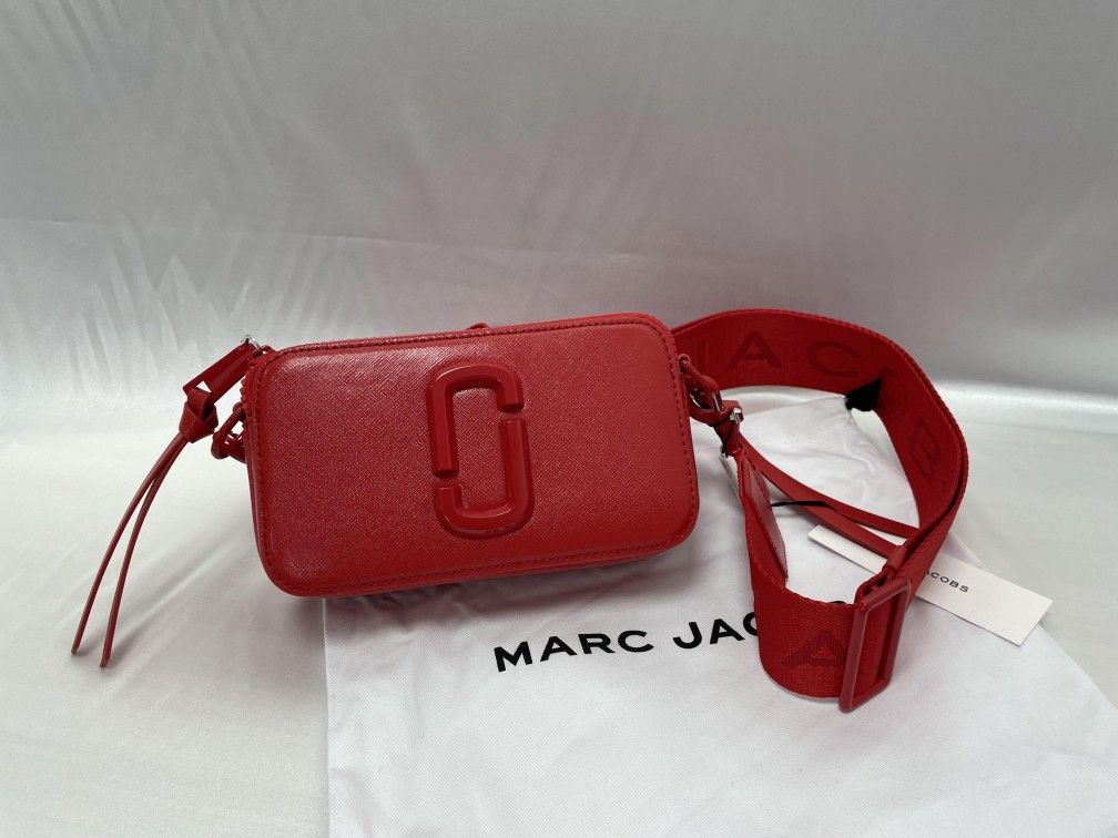 Marc Jacobs Snapshot Crossbody Bag Sandcastle Geranium
