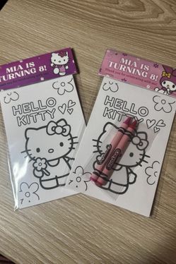 Birthday Party Custom Coloring Packs