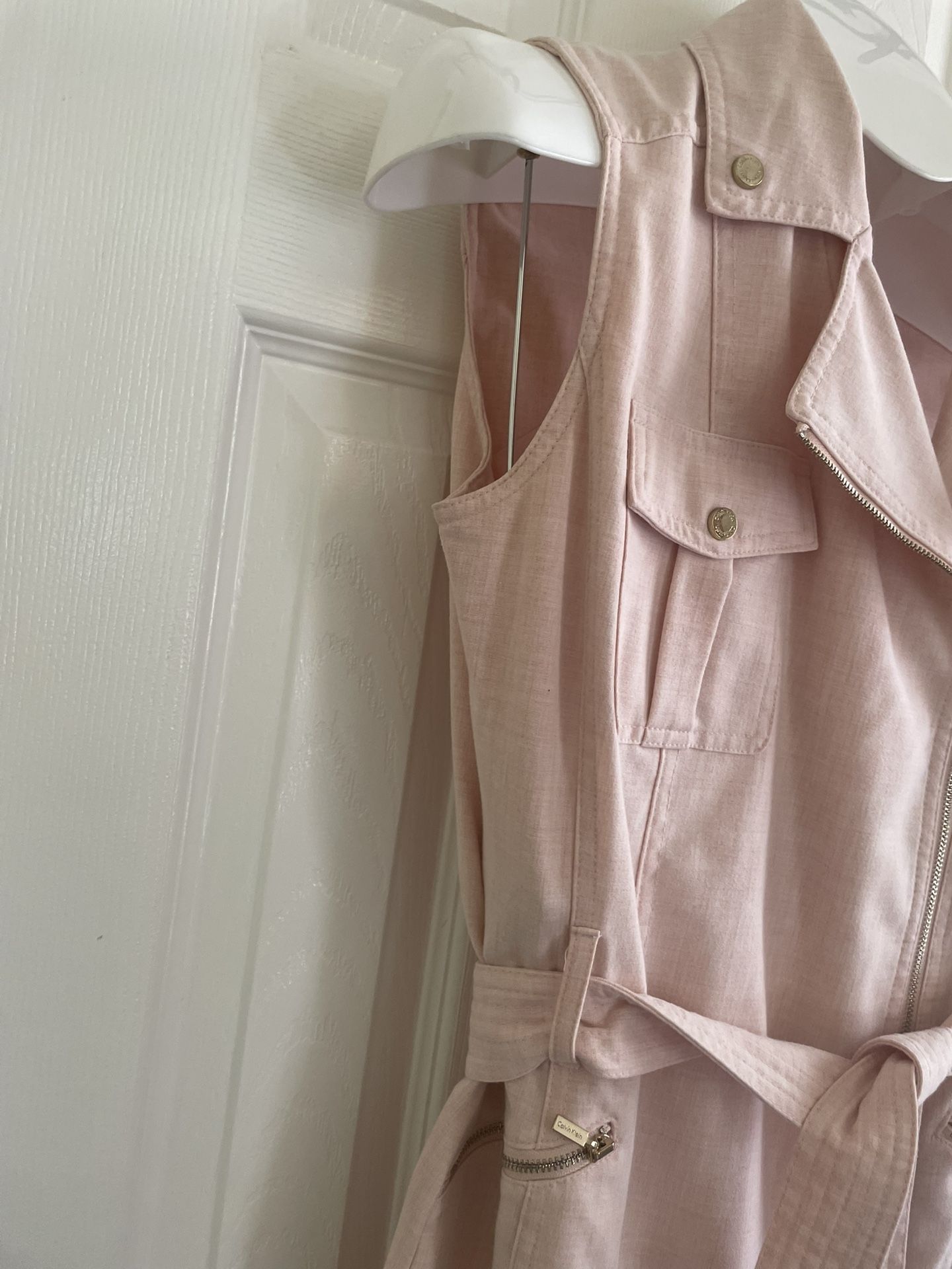 Calvin Klein Pink Midi Dress Size 10