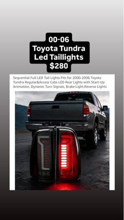 00-06 Toyota Tundra Led Taillights $280