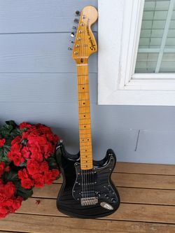 American fender body and pick guard, classic vibe neck and hardware. GFS pro tube lipstick humbucker