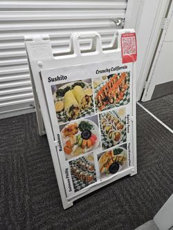 Large A frame sign