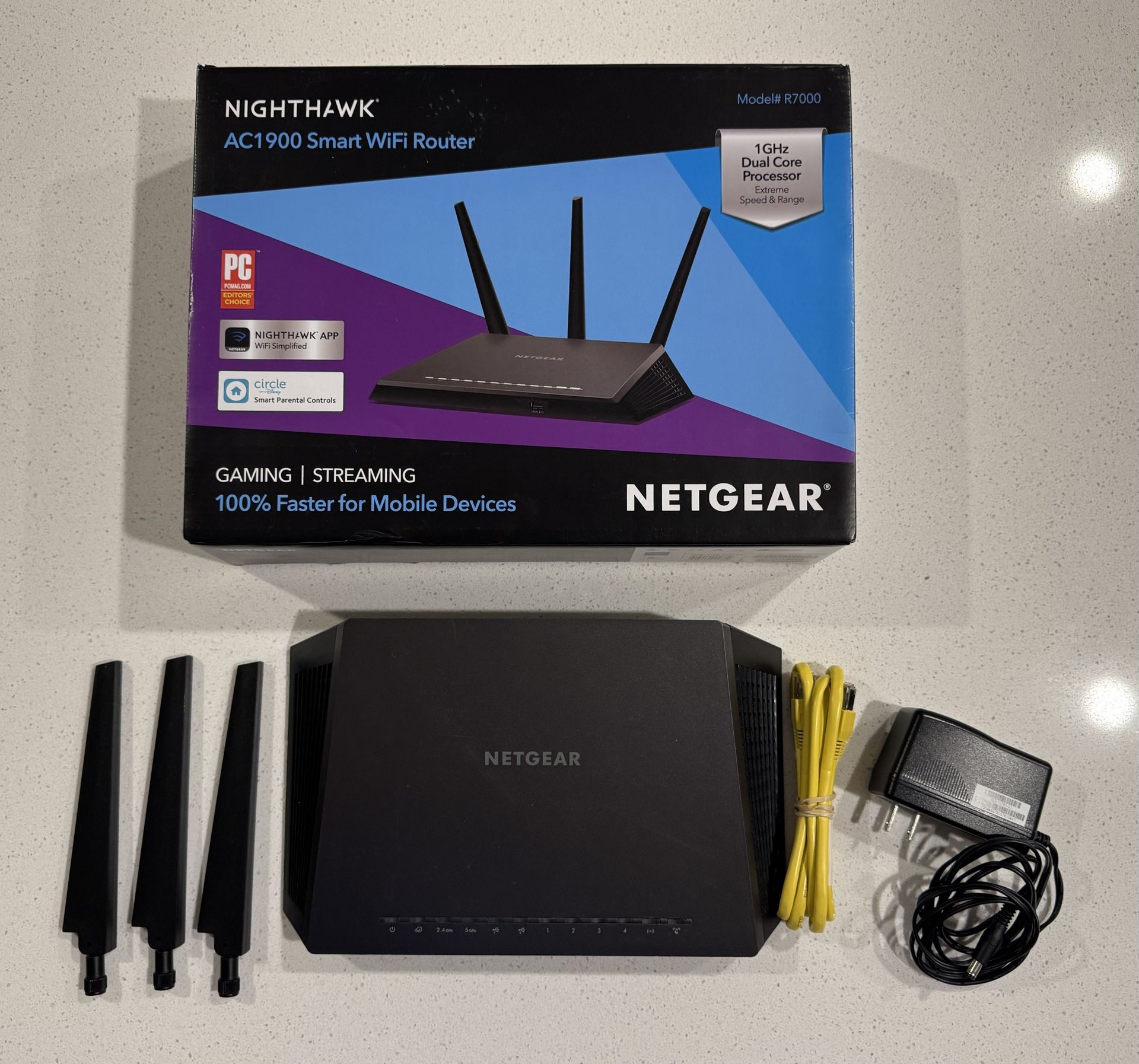 NETGEAR Nighthawk AC1900 (R7000) Smart Wi-Fi Router