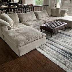 Restoration Hardware Cloud Luxe sofa sectional couch