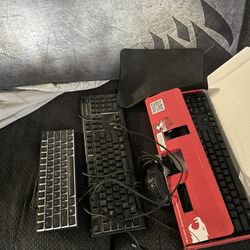 For The Low 3 Keyboards, 2 Mouses And 2 Mouse Pads 