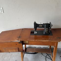 White Rotary Sewing Machine 