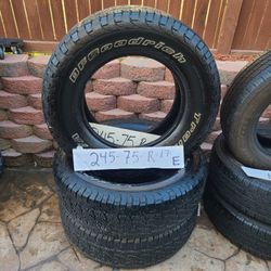 245. 75.  R 17 E Tires 3