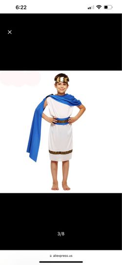 Kids Greek Roman Toga Costume