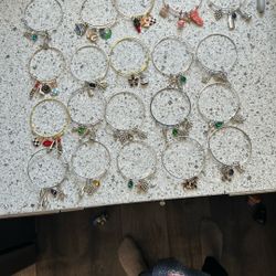 (E) 23 New Charm Bracelets All For $6