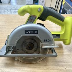 Ryobi 18v Circular Saw (P501G) TOOL ONLY