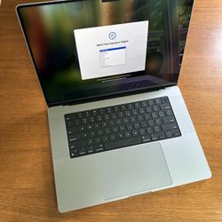 Apple MacBook Pro 16 (2021) M1 Pro With 10-core CPU And 16-Core GPU 16GB Ram 512GB SSD Space Gray