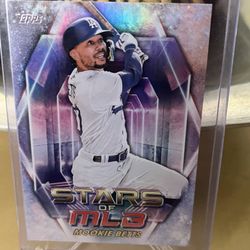2023 Topps Stars of MLB Mookie Betts Insert SMLB-9 Dodgers
