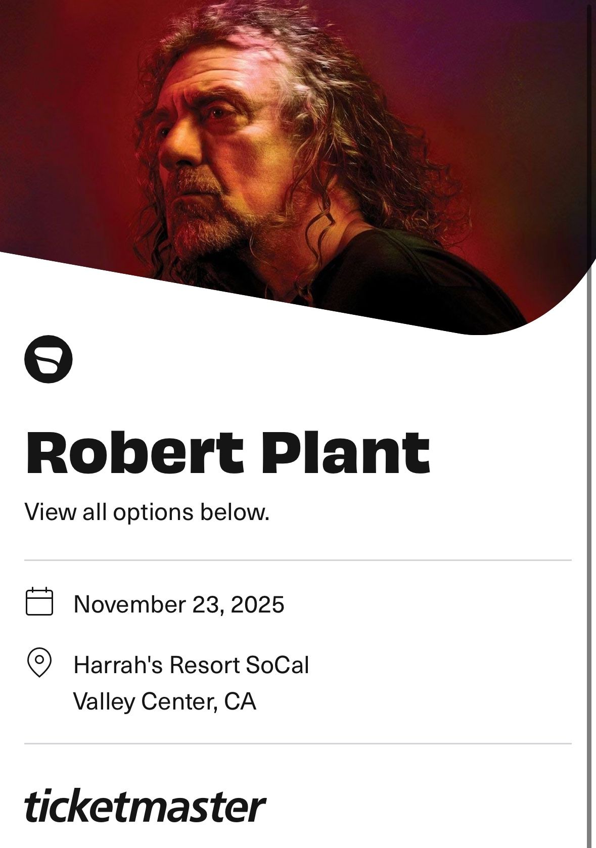 Robert Plant Tickets 