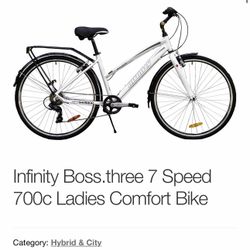 Infinity Boss Three 7 Speed Comfort Bike 