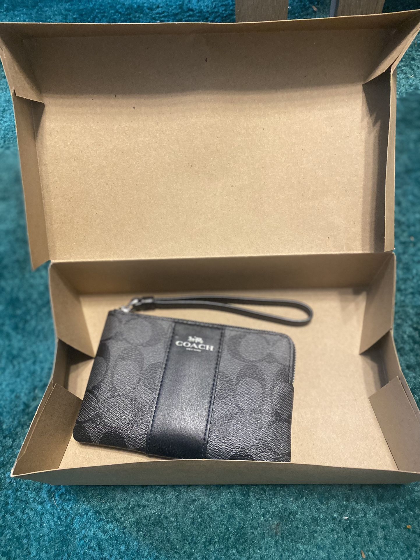 Black Coach Wristlet