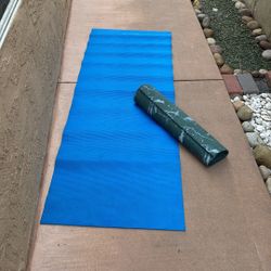 BLUE AND GREEN YOGA MATS 5.5 FEET