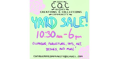 Yard Sale And Handcrafts!
