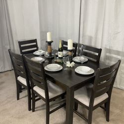 Ashley Furniture Dining Table With 6 Chairs 