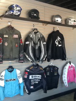 Motorcycle apparel new and used