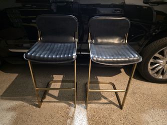 CB2 Rake Black Counter Stool By Kravitz Design