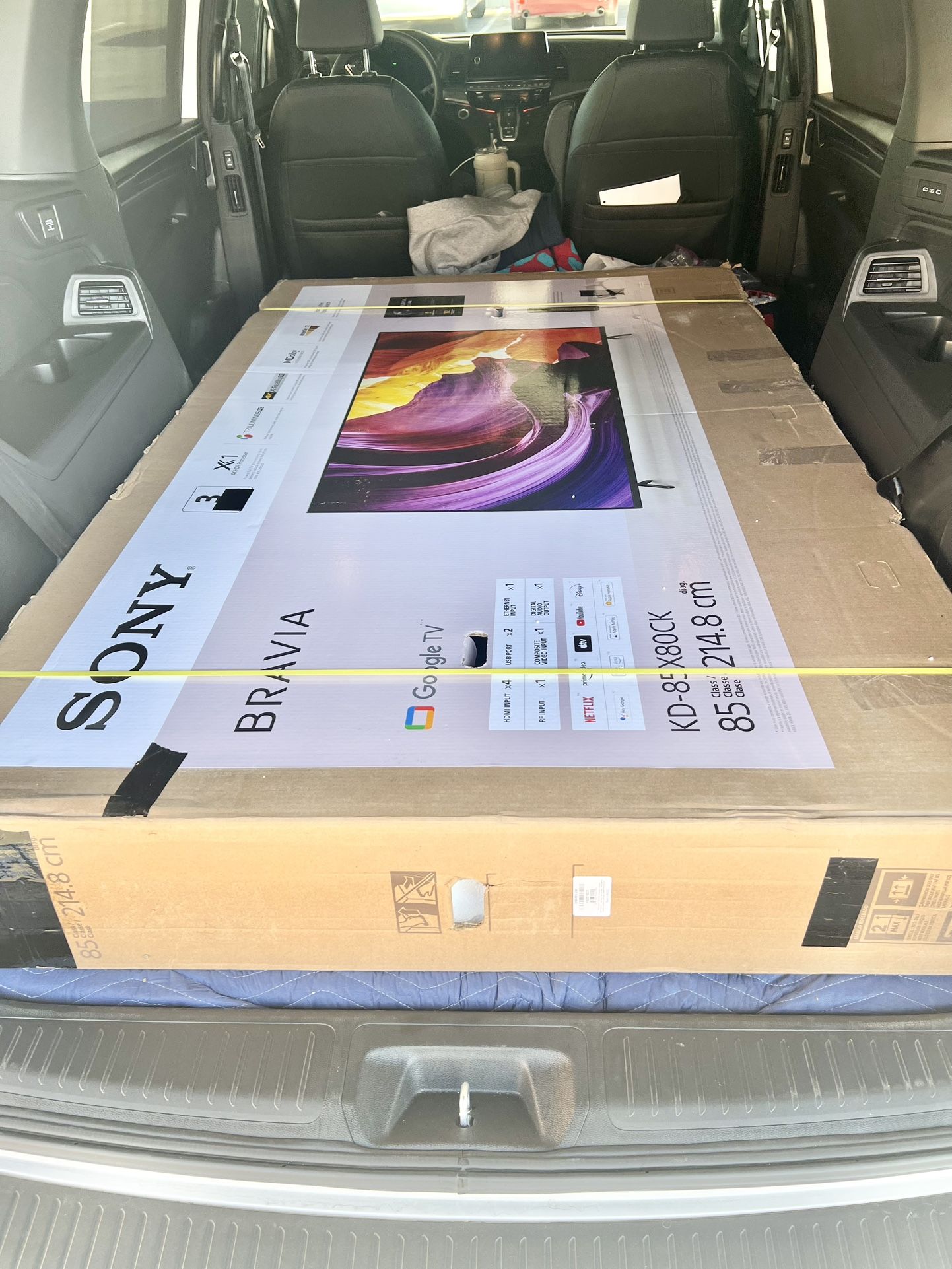 85 Tv Sony Smart 4k Hdtv In Box 6 Month Warranty. Free Delivery.  See Posted Photos.  