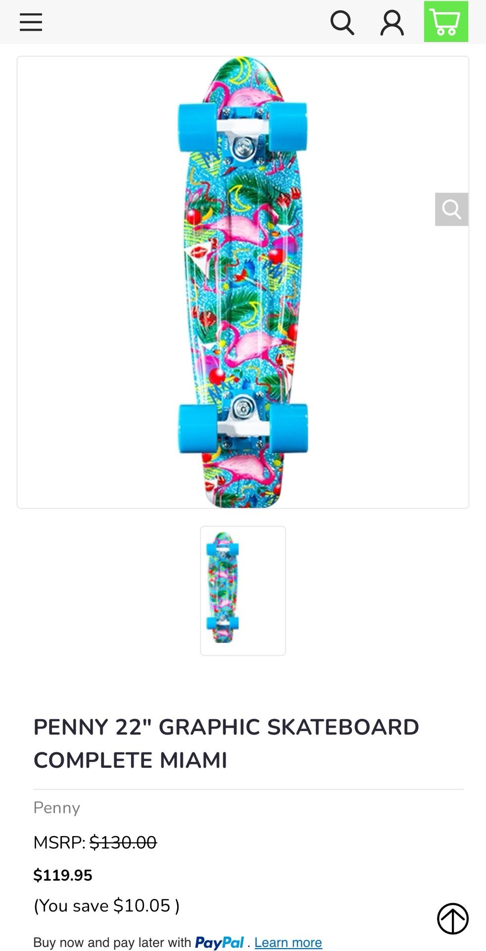 Penny 27" Cruiser Skateboard – Tropical Flamingo Design