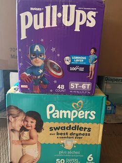 Pampers Diapers Size 6T-7T – 2 Boxes – Brand New