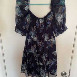 Blue Floral Dress