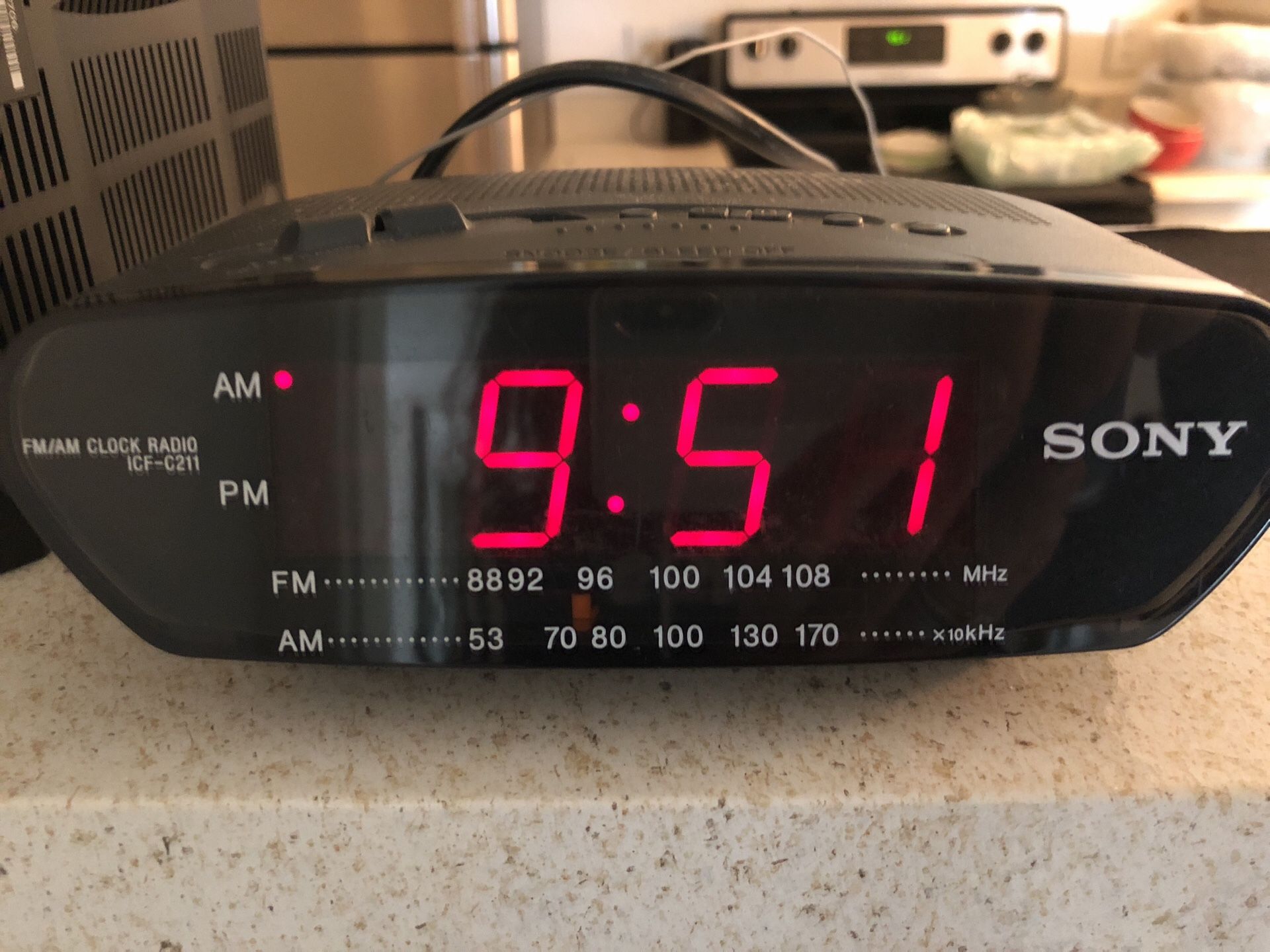 Clock/alarm/radio