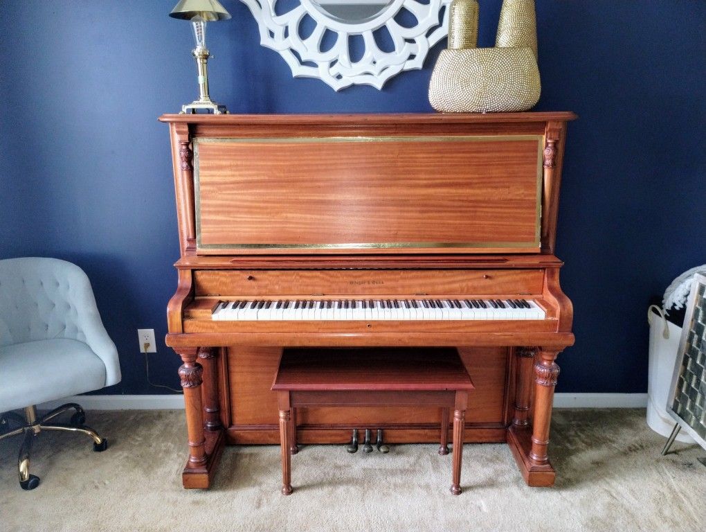 Steger And Sons Upright Piano