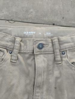 Khaki Old Navy 360 Stretch Size 14 Slim Belt $10