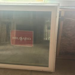 Custom White Casting Window 36x36