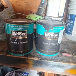 Paint Full Cans Behr Brand